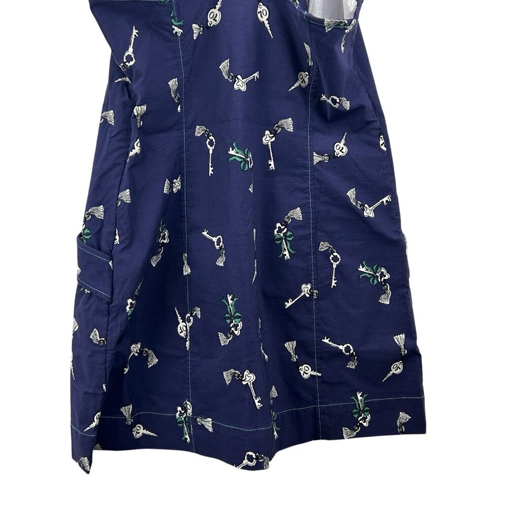Maeve Anthropologie Women’s Large The Amelia Navy Collared Mini Dress NWT $148 - Picture 13 of 16